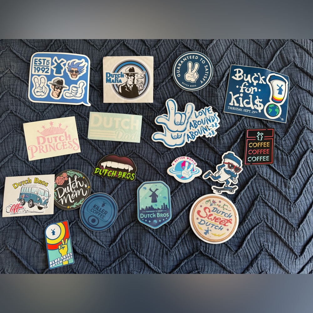 Dutch Brothers Stickers